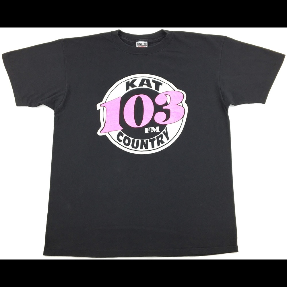 VTG Kat Country 103 FM Radio Station Single Stitch